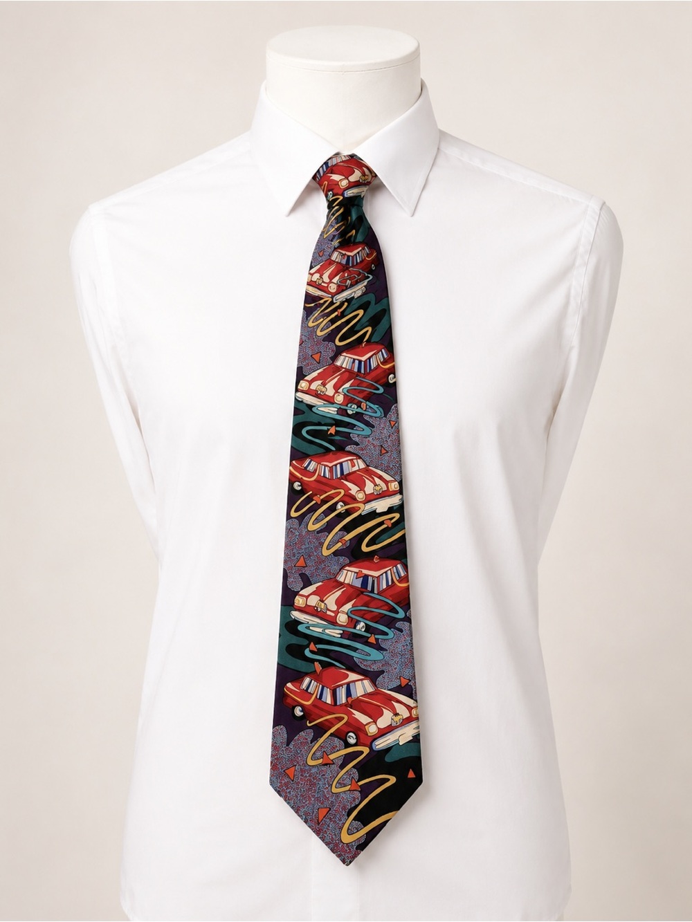 The Beatles Drive My Car 1998 Silk Novelty Necktie Apple Corps